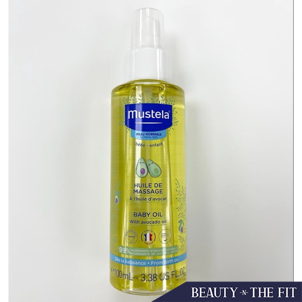 Mustela Baby Massage Oil 100ml Shopee Singapore