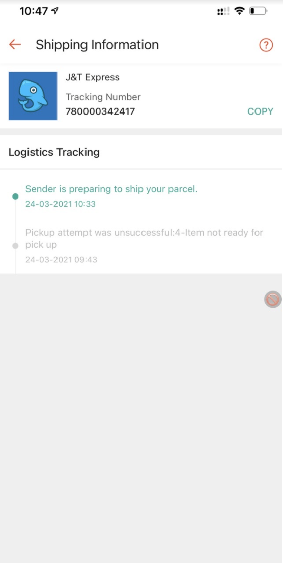 Delivery Attempt Was Unsuccessful Meaning In Hindi