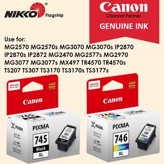 Canon PG-745XL CL-746XL PG 745XL CL 746XL Black Color Ink Cartridge for MG3070s IP2870S MG2570s MG2470 PG745XL CL746XL