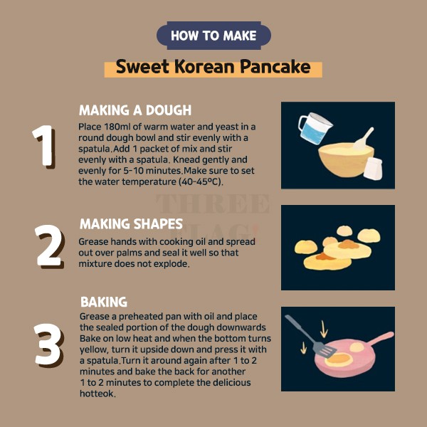 Ready Stock Beksul Sweet Korean Pancake Mix Hotteok Original 400g Green Tea 400g Not Halal Food Packaging Design Can Be Changed Shopee Singapore