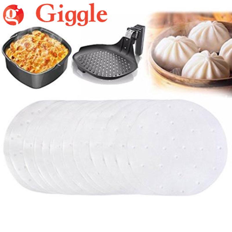 2019 100PCS Disposable Parchment Bamboo Steamer Paper Liners For Air Fryer H1 Shopee Singapore