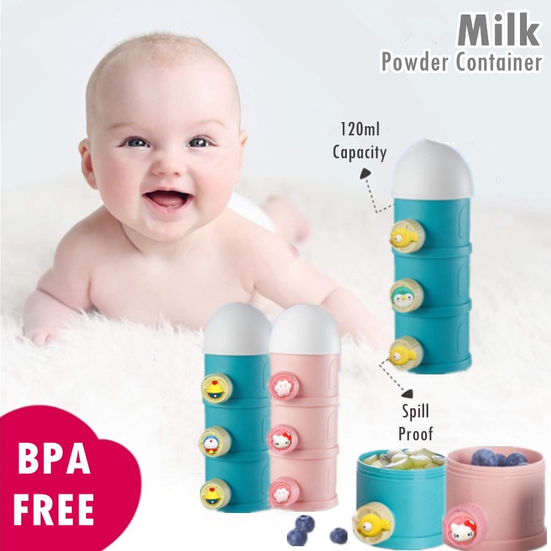 BPA Free Baby Infants Baby Milk Powder Container Food Storage Box 3