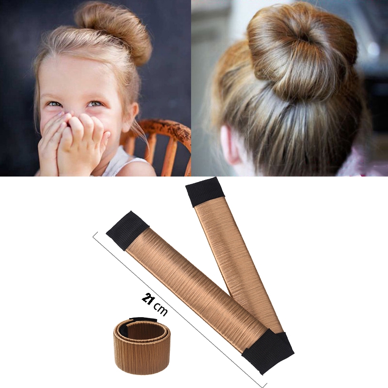 Women S Girls Magic Hair Bun Snap Styling Donut Former French