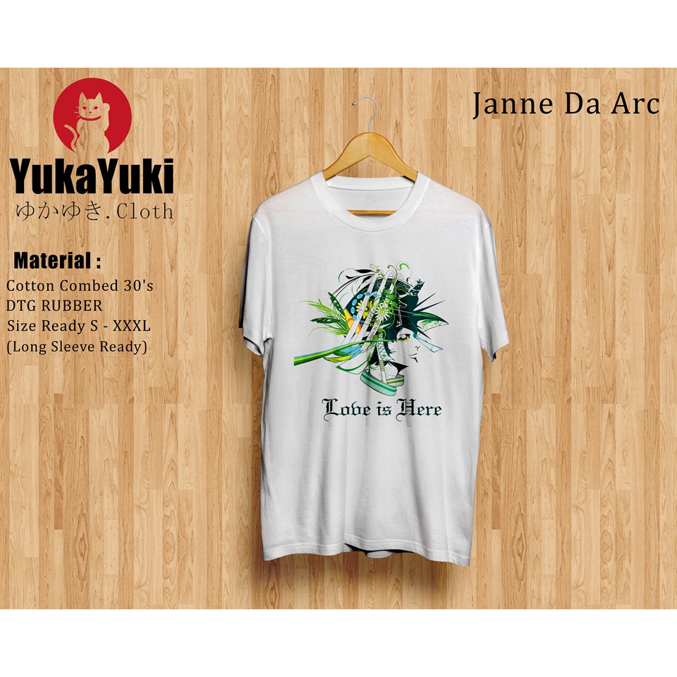 Kaos Janne Da Arc Love Is Here Shopee Singapore