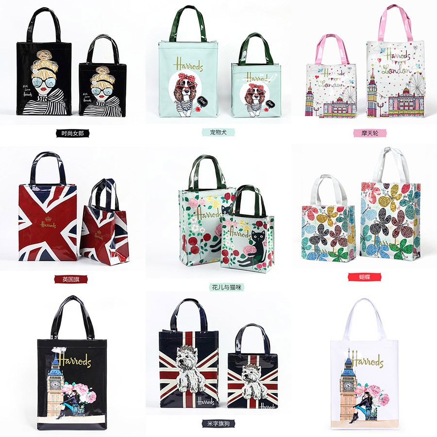 harrods pvc bag