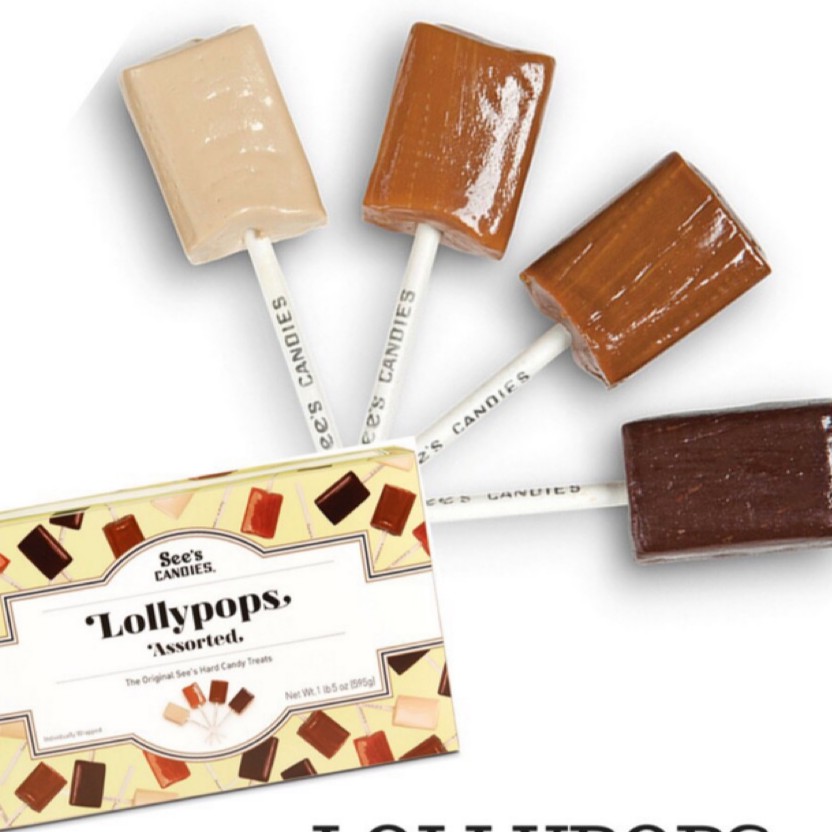 See's Candies Assorted Lollypops (in 3 sizes) Shopee Singapore