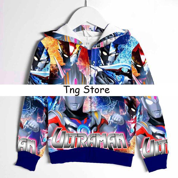 Tng Store Ultraman Kid Boy Jacket Blue - roblox fortnite minecraft autumn my world cartoon long sleeve t shirt boys girls kids coat kids tops