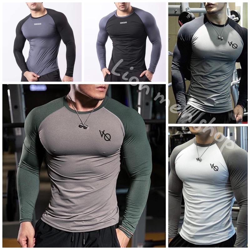 Image of Men's sports shirt with body hugging form #0