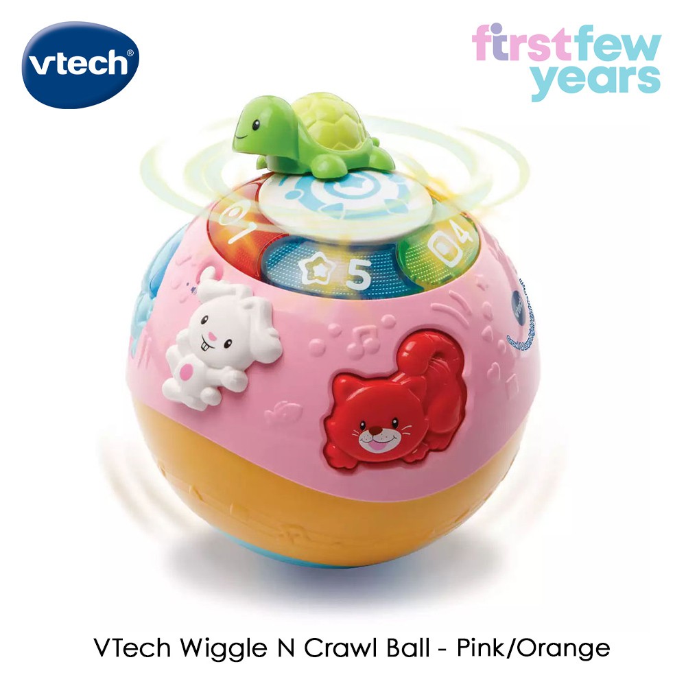 vtech move and crawl ball pink