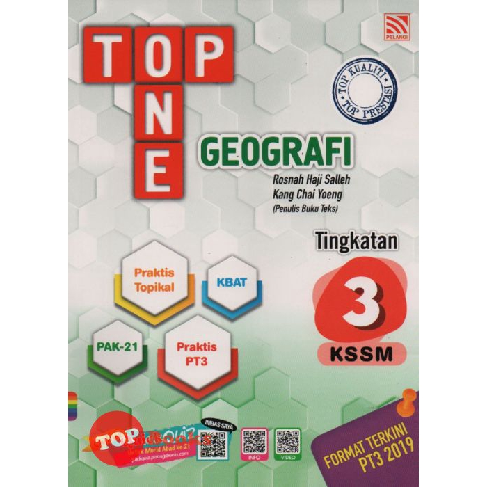 Topbooks Pelangi Top One Geography Level 3 Kssm Shopee Singapore