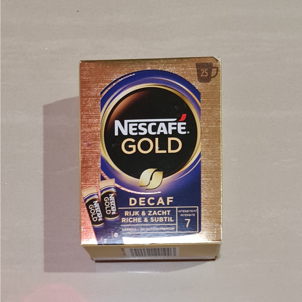 Nescafe Gold Decaf Arabica Coffee Stick 25x2 Grams Shopee Singapore