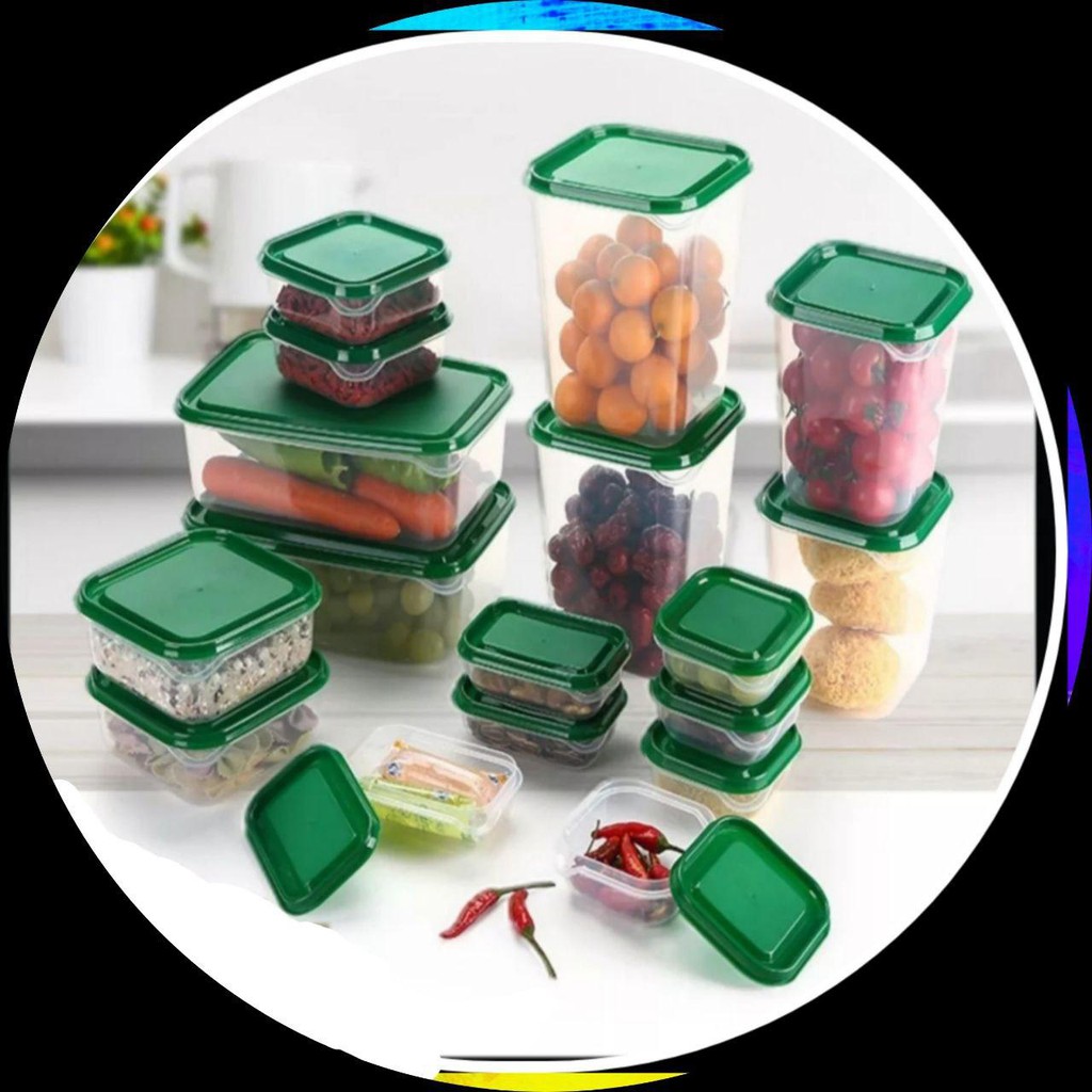 Ikea Food Container Food Used Multipurpose Tupperware (17 pcs) (Ready Stock) Shopee Singapore