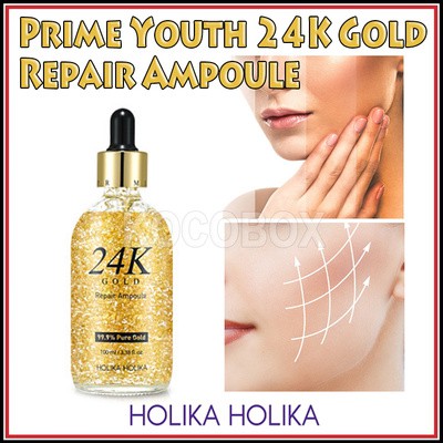 Holika Holika Prime Youth 24k Gold Repair Ampoule 100ml Shopee Singapore