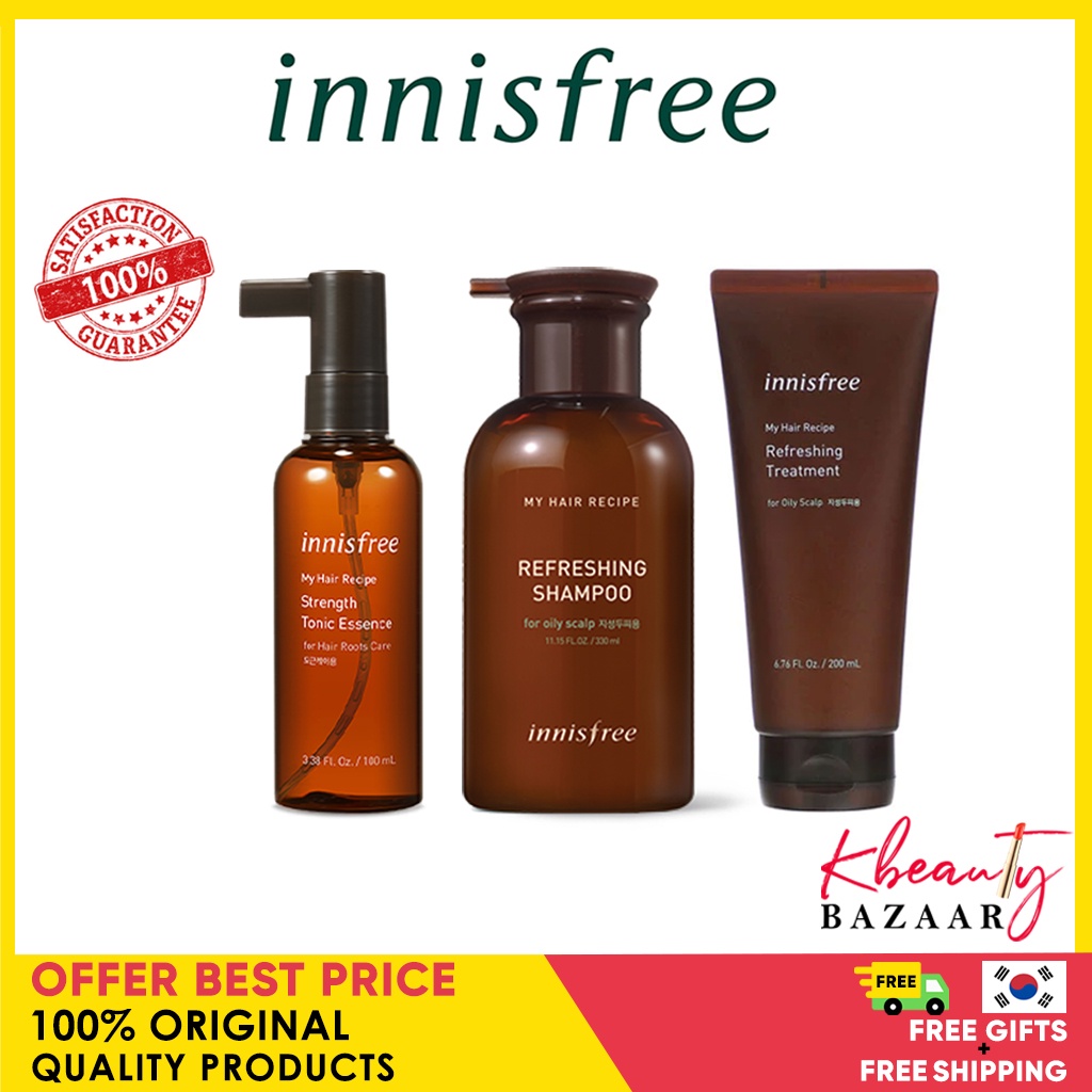 [INNISFREE] My Hair Recipe Refreshing Shampoo 330ml (For Oily Scalp