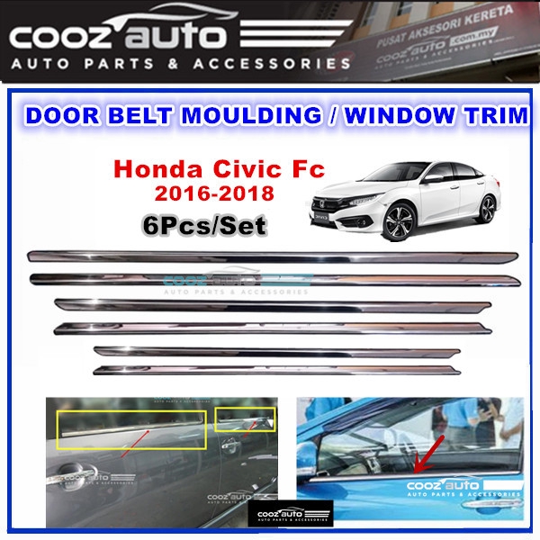 2016 honda civic window trim