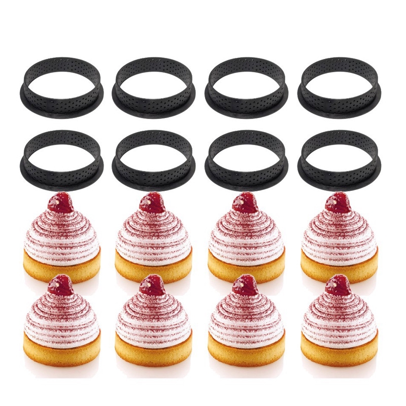 Tart Ring Tartlet Molds French Dessert Mousse Cake Mould Cake Baking Cake Decor Perforated Round Mold Ring | Shopee Singapore Tart Ring Tartlet Molds French Dessert Mousse Cake Mould Cake Baking Cake Decor Perforated Round Mold Ring | Shopee Singapore