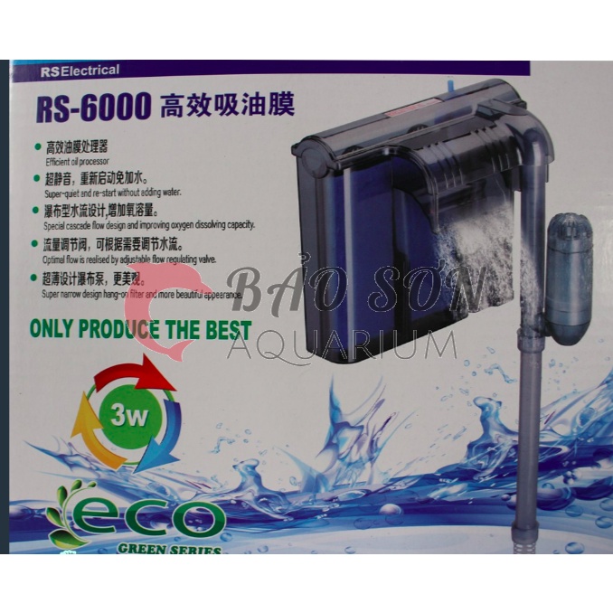 Aquarium waterfall filter RS6000 and RS7000 Aquarium suspension