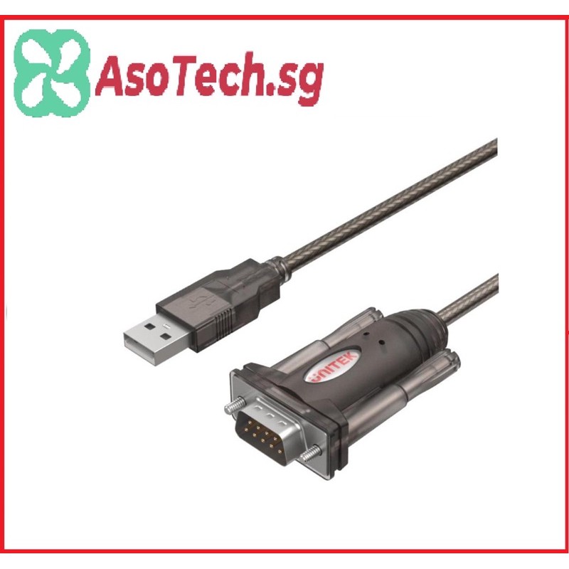 Unitek USB To Serial RS232 Cable 1.5 Meter For Serial Devices - Printer ...