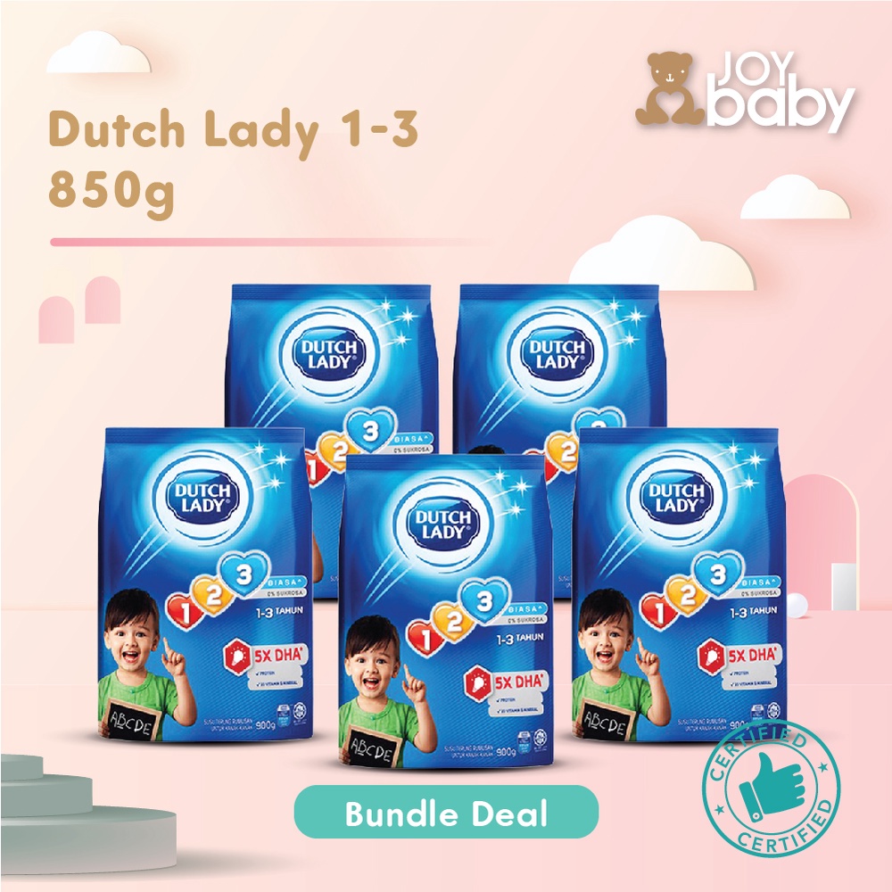 Buy Bundle Deal Dutch Lady Stage 3 4 5 Milk Powder For Kids New Packaging Now 5pack In Group For Cheaper Price Shopee Singapore