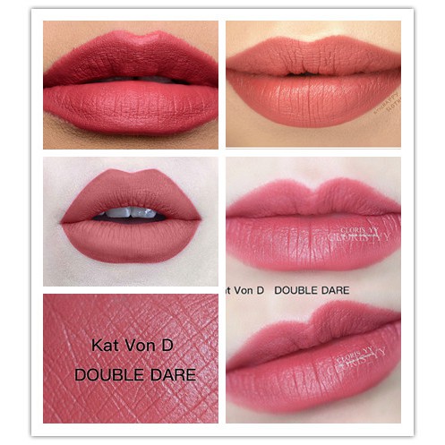 Kat Von D Studded Kiss Creme Lipstick Mini Size Double Dare Mother Magick Shopee Singapore