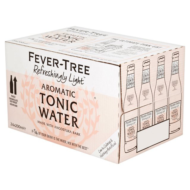 FeverTree Aromatic Tonic Water 200ml x 24 bottles (BBD May 2023