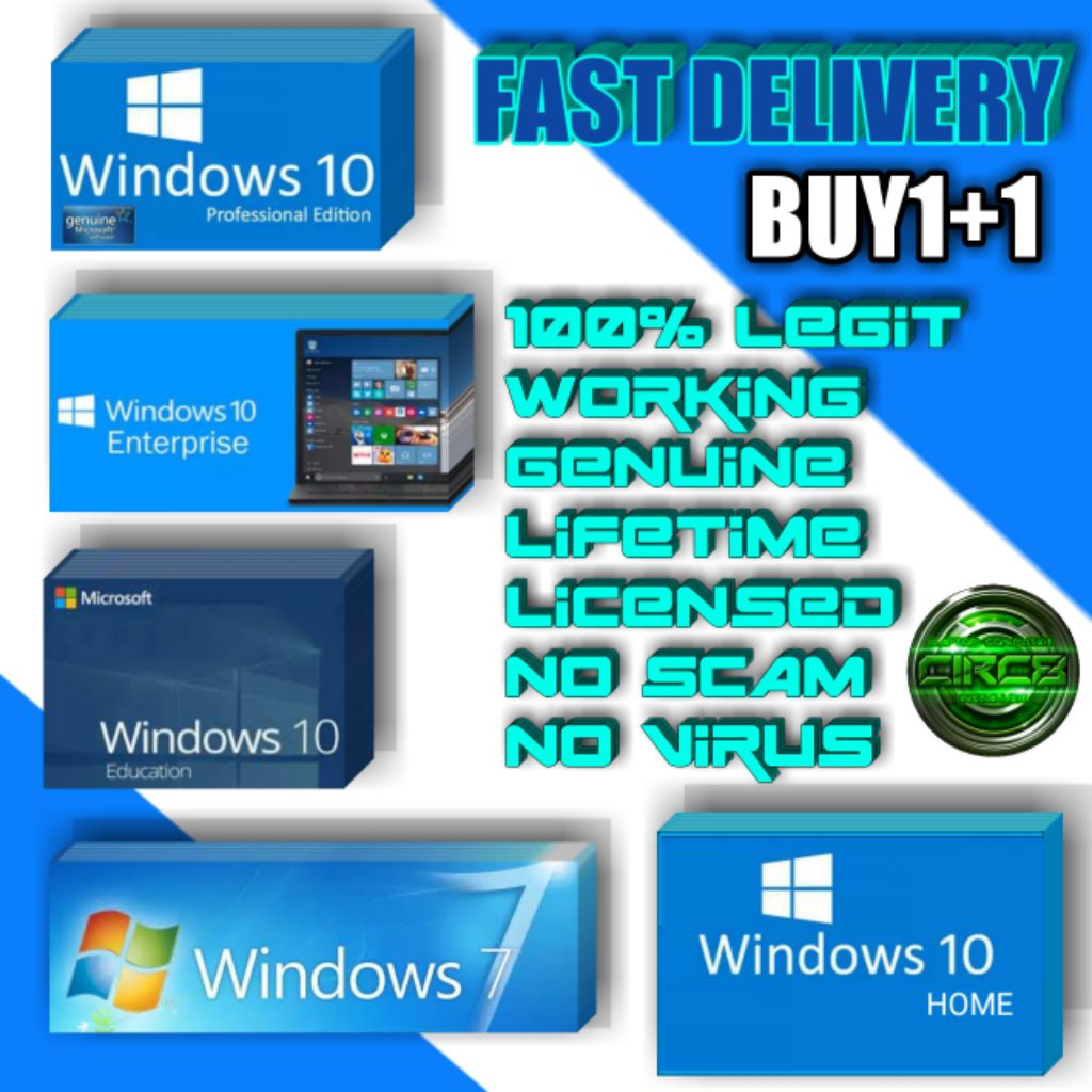 Buy1 1 Windows 10 Pro Home Enterprise Education Windows 7