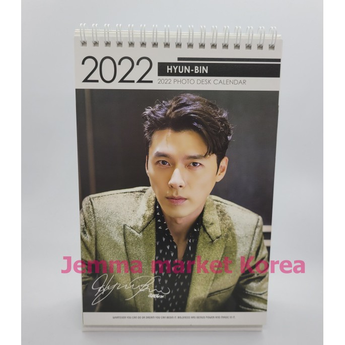 K Drama Hyun bin Hyunbin Photo Desk Calendar 2022 2022 K Drama Hyun bin Hyunbin Photo Desk Calendar 2022 2022