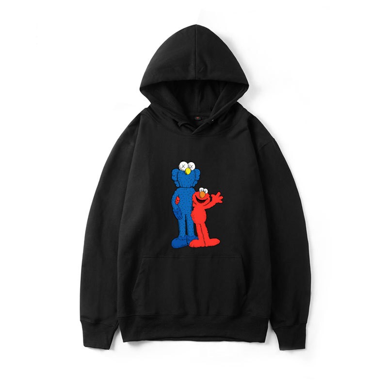 uniqlo x kaws x sesame street hoodie