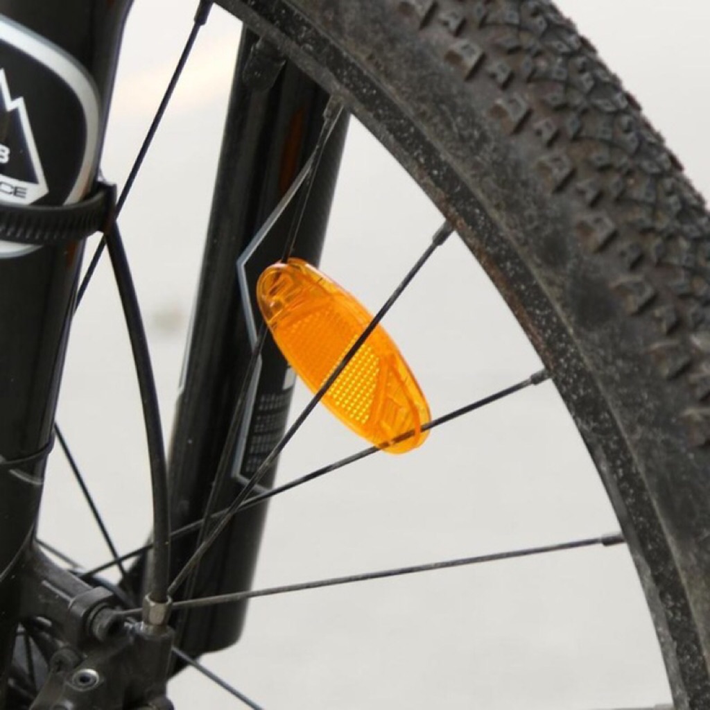 orange spoke reflectors