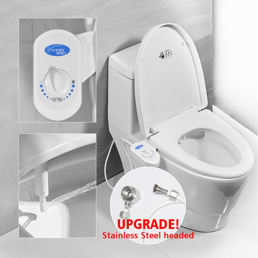 toilet seat with water jet