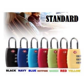 Standard TSA Lock / 3 Digit Combination Cable Padlock/For Travel Luggage Suitcase Bags and Gym Lock