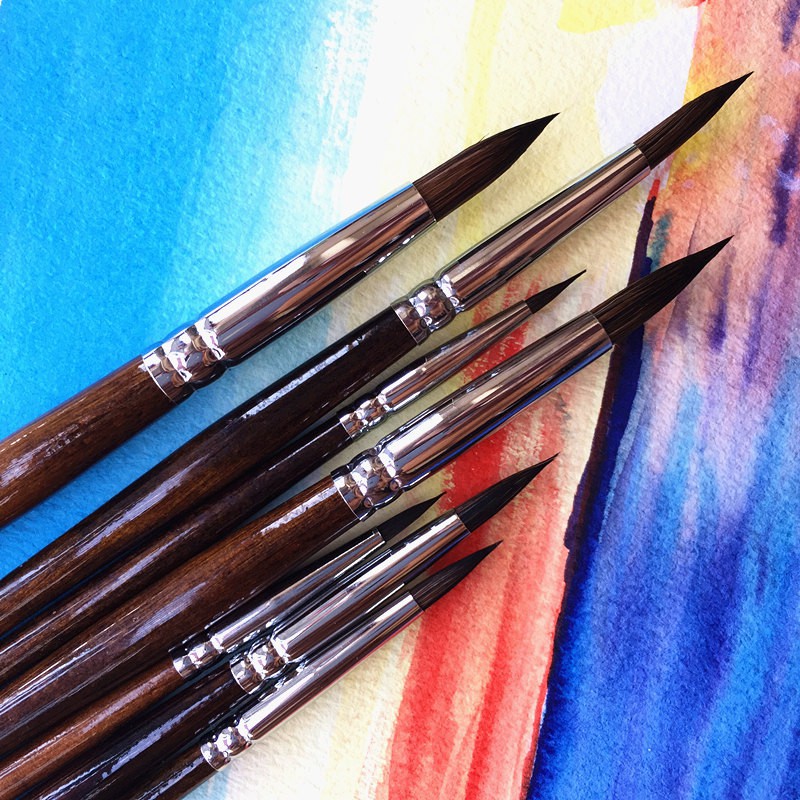 7pcs High Grade Paint Brush Watercolor Painting Brush Set High Quality Paint Brushes for Art