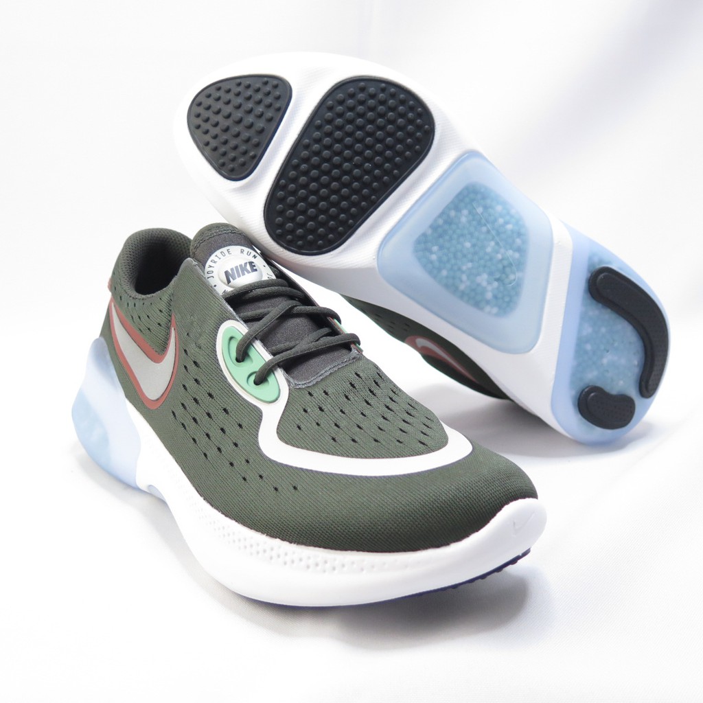 nike green and grey shoes