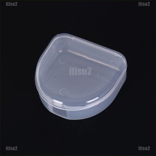 Image of thu nhỏ  ItisU2 1pc dental box denture teeth storage case mouth guard container 6.4x6.5x2.5cm [in stock] #1