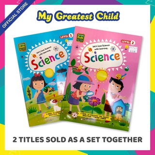 [Ready Stock] (Ages 6-8) Let's Love Science With Learning...SCIENCE /Level 1&2 Set /Activity books/Children/PaperBack