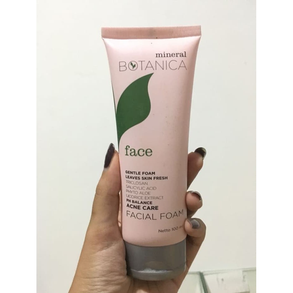 mineral botanica facial foam