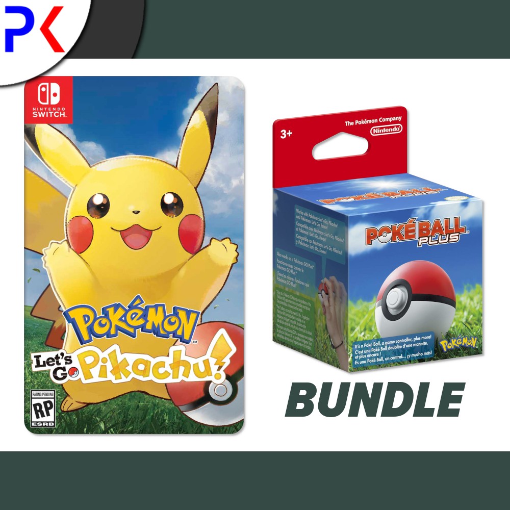 Nintendo Switch Pokemon Lets Go Pikachu Pokeball Plus