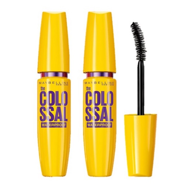 Maybelline The Colossal Waterproof Mascara 9 2ml Maybelline New York Magnum Volume Express Waterproof Mascara Mega Volume Mascara Maybelline Mascara Yellow Mascara Shopee Singapore