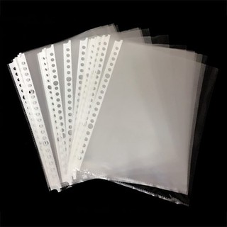 Pack of 200 A5 Clear Punched Pockets - Plastic Poly Folders R25W ...