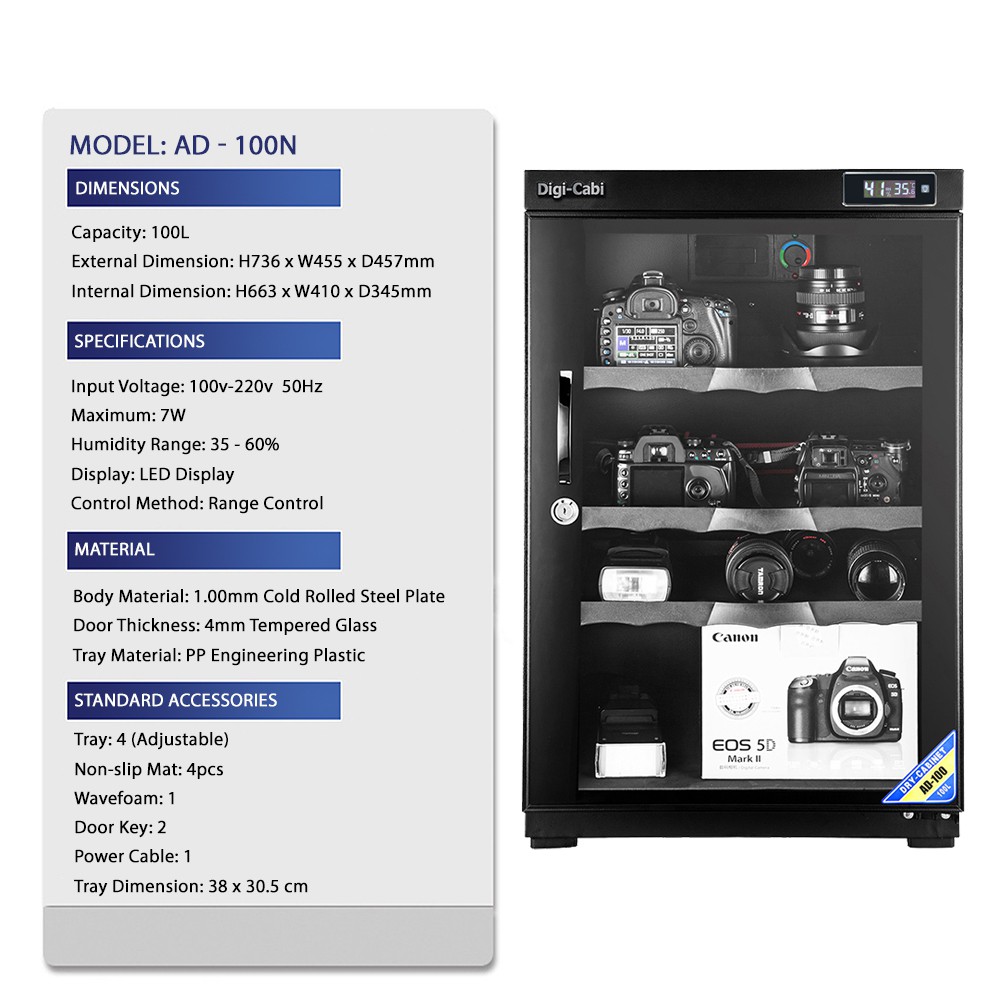 Digi Cabi Dry Cabinet AD-100N | Shopee Singapore