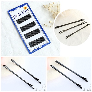Image of thu nhỏ 60Pcs Black Invisible Hairpins Women Wave Bobby Pins Grips Barrette Hair Clips #5