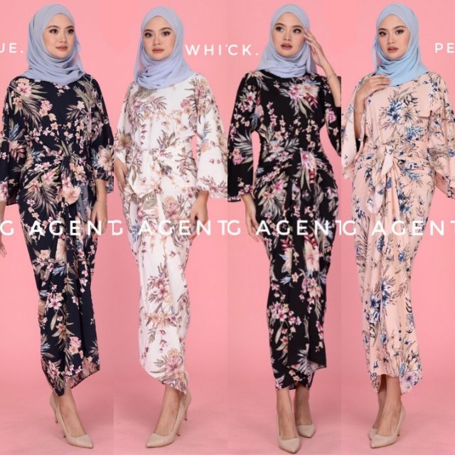 Raya Clothes 2021 For Kaftan Dress Viral Kaftan Front Tie Shopee Singapore