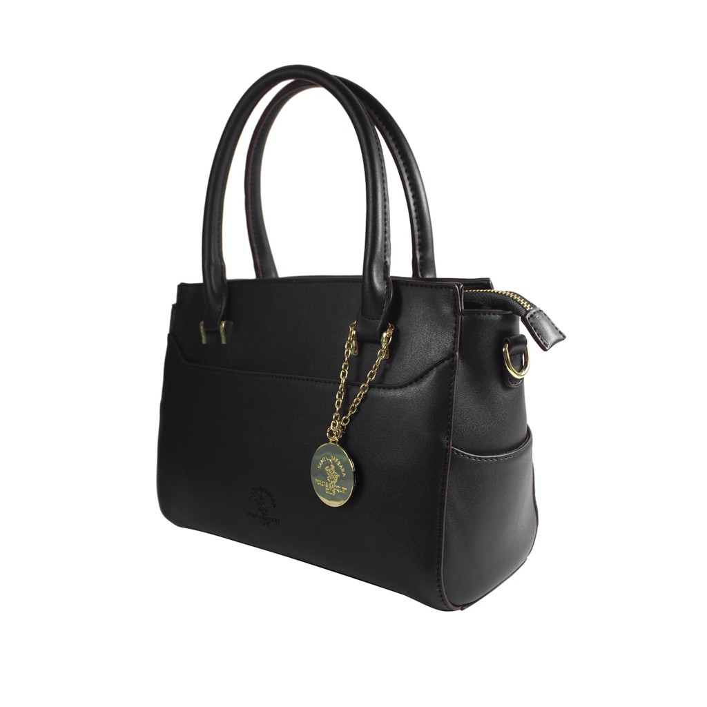 Santa Barbara Polo And Racquet Club Synthetic Leather Handbag Bag 91406 102 Shopee Singapore