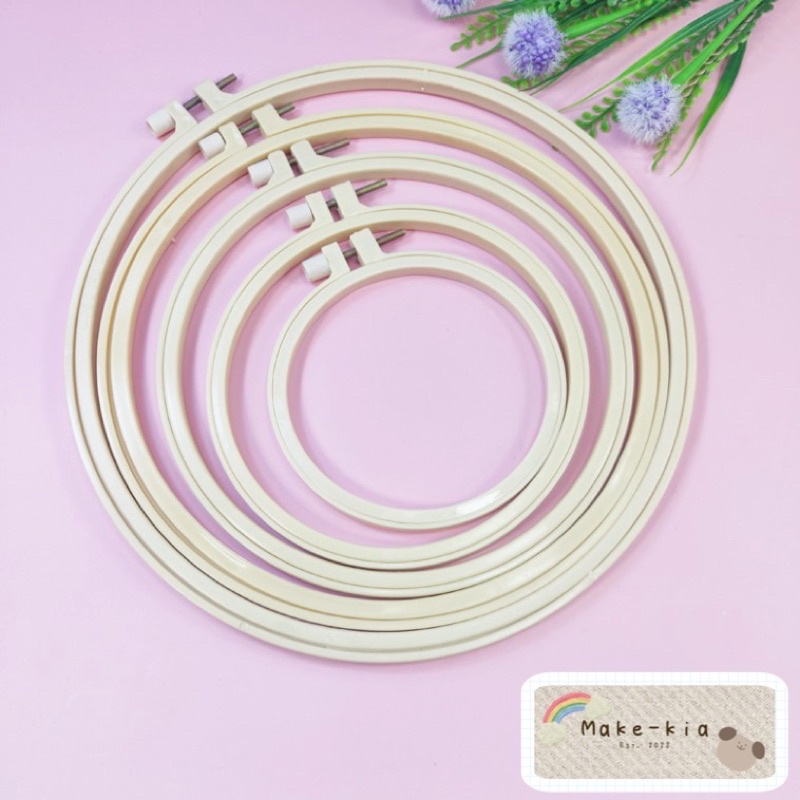 [SG Seller] Plastic Embroidery Hoop/ Frame for Punch Needle/ Tufting Shopee Singapore