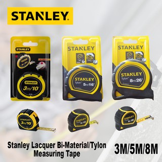 [3.5M/5M/8M] Stanley Lacquer Bi-Material/Tylon Measuring Tape