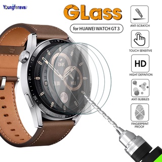 Full Cover Anti-scratch Tempered Glass Screen Protector/ HD Clear Bubble-free Smart Watch Protective Film For Huawei GT3 Pro 46mm