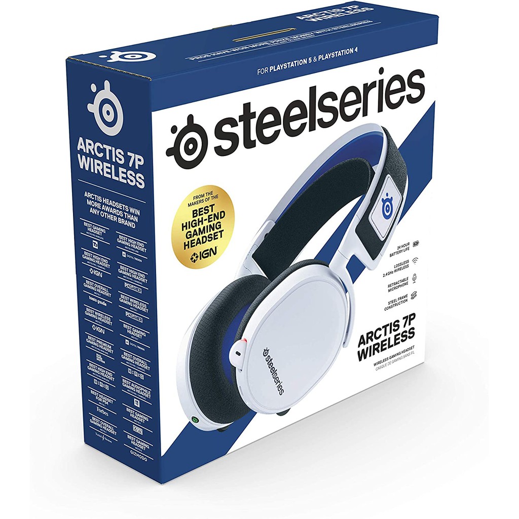 steelseries arctis 7p wireless white