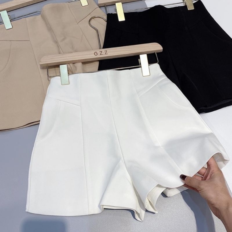 quần sooc nữ cạp cao xinh xắn