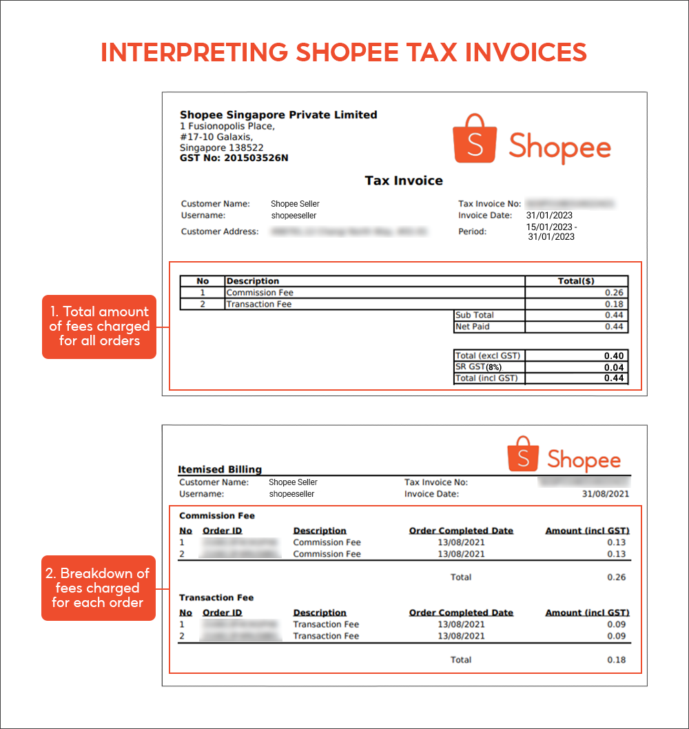 Checking My Tax Invoices Shopee SG Seller Education Hub