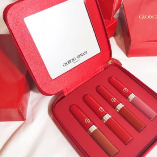 giorgio armani lip set